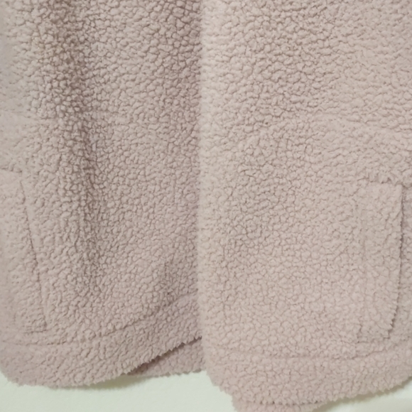 Cozy Soft Rose Pink Sherpa Top - Picture 4 of 7